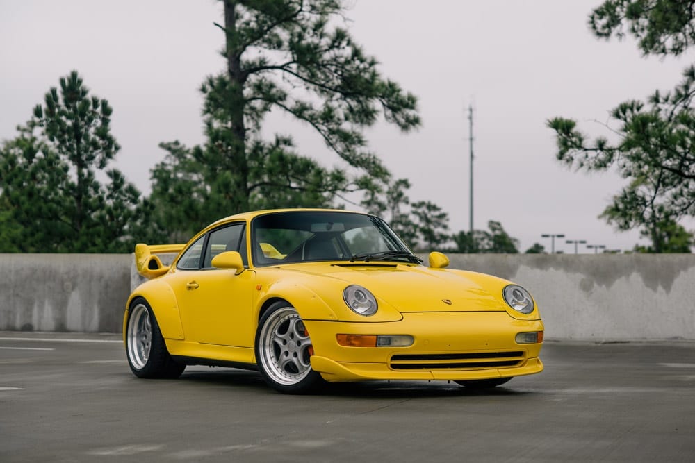 1996 Porsche 911 GT2 offered by Bonhams for auction in March 2018 for £850,000 to £1,000,000. Photo Bonhams