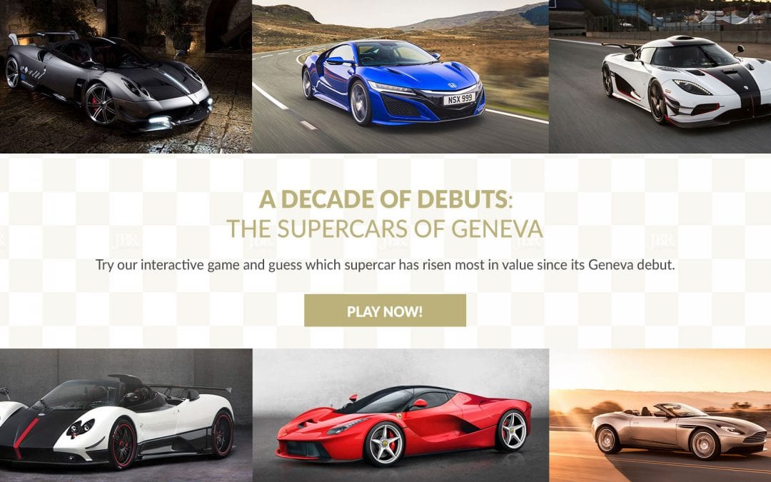 A decade of debuts: the supercars of Geneva