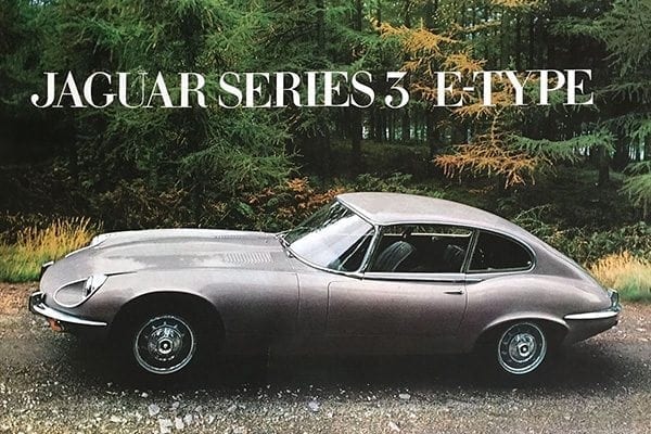 Jag E Type Poster