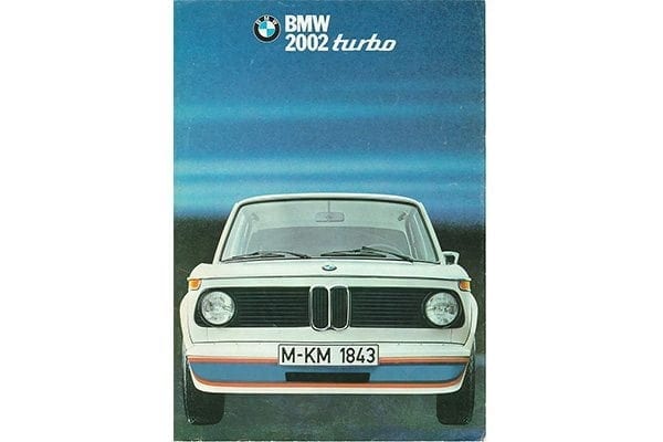 BMW 2002 Turbo Brochure